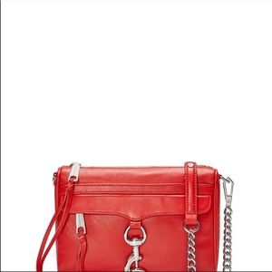Rebecca Minkoff Red Leather Mini M.A.C. Crossbody